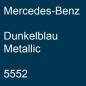 Preview: Mercedes-Benz, Dunkelblau Metallic, 5552.